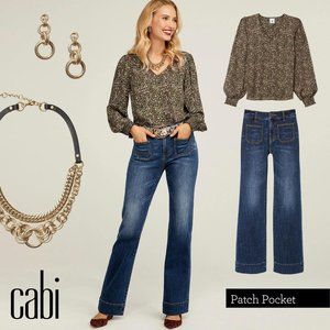 Cabi Patch Pocket Jeans Fall 21 Size 10L